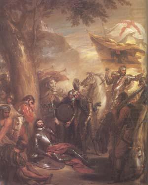 The Death of Chevalier Bayard (mk25), Benjamin West